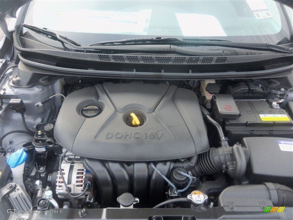 2015 Elantra Limited Sedan - Titanium Gray Metallic / Black photo #2