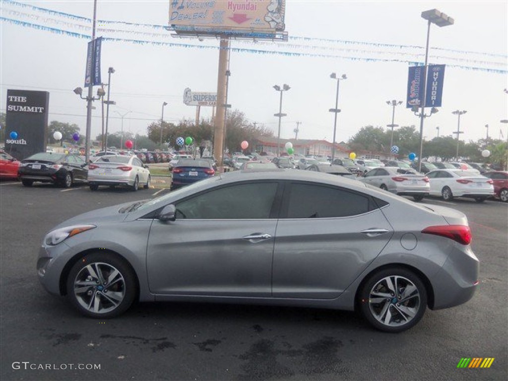 2015 Elantra Limited Sedan - Titanium Gray Metallic / Black photo #4