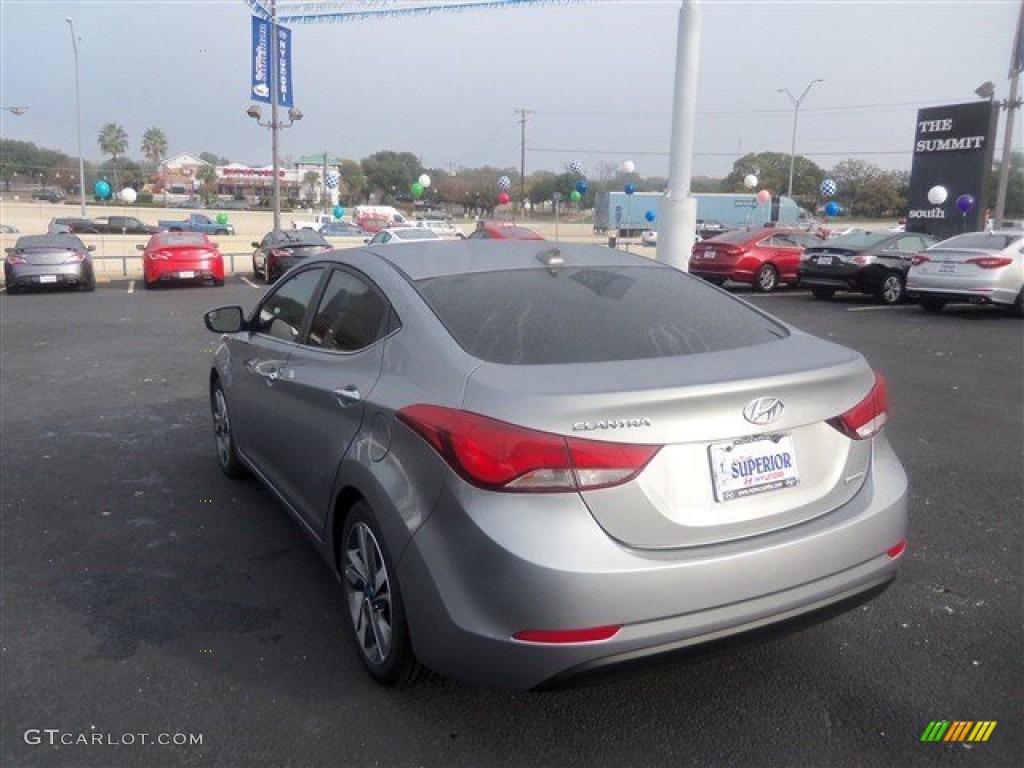 2015 Elantra Limited Sedan - Titanium Gray Metallic / Black photo #5