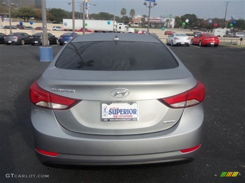 2015 Elantra Limited Sedan - Titanium Gray Metallic / Black photo #7