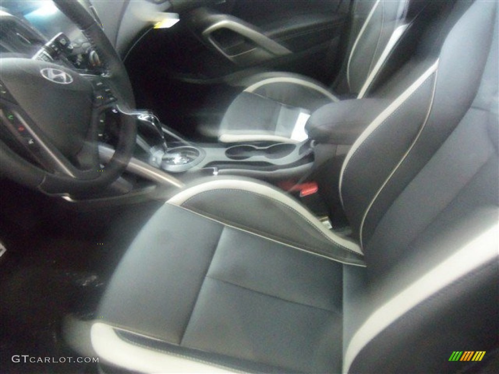 2015 Veloster Turbo - Matte Gray / Black photo #11