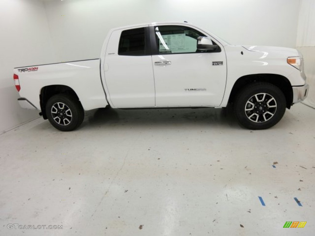 Super White 2015 Toyota Tundra Limited Double Cab 4x4 Exterior Photo #99911101