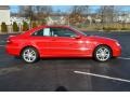 Mars Red 2007 Mercedes-Benz CLK 350 Coupe Exterior