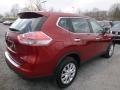 2015 Cayenne Red Nissan Rogue S AWD  photo #8