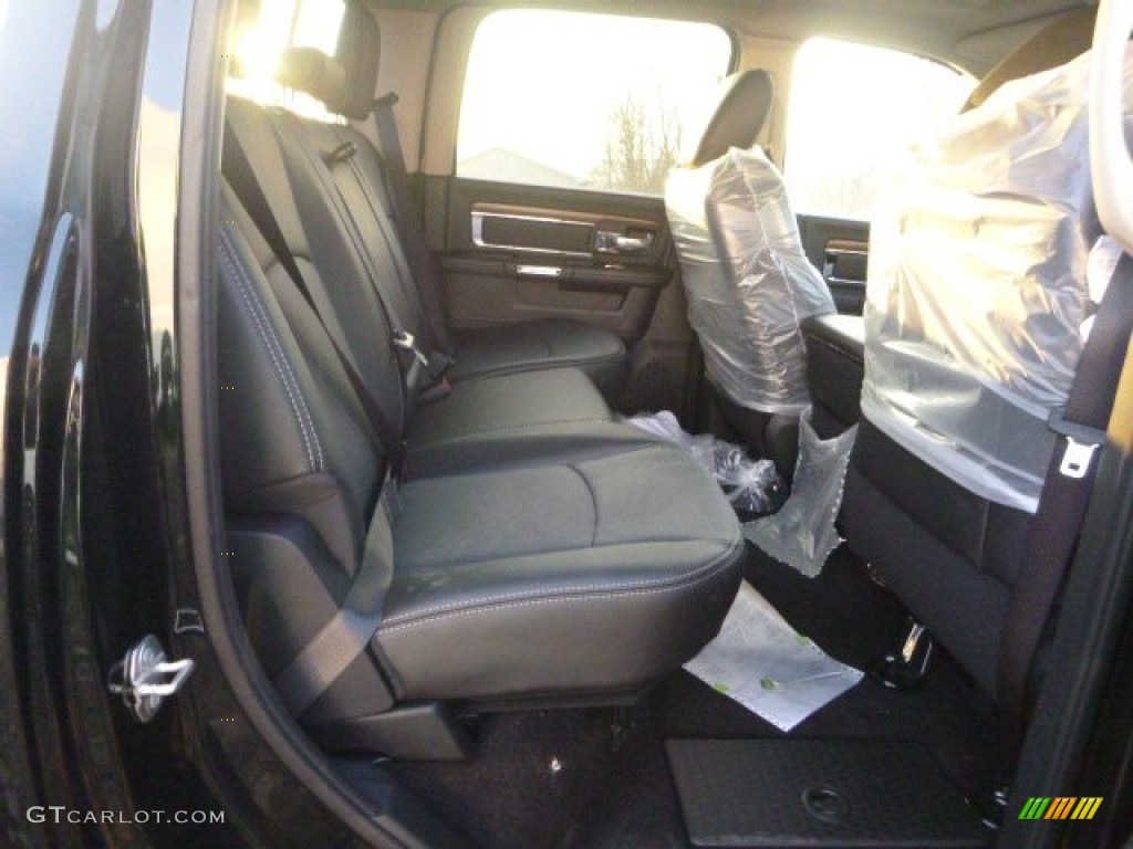 2015 2500 Laramie Crew Cab 4x4 - Black Forest Green Pearl / Black photo #12