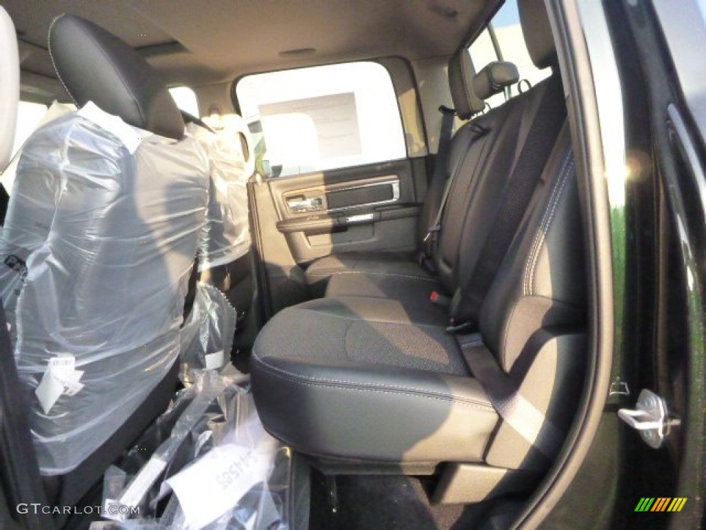 2015 2500 Laramie Crew Cab 4x4 - Black Forest Green Pearl / Black photo #13
