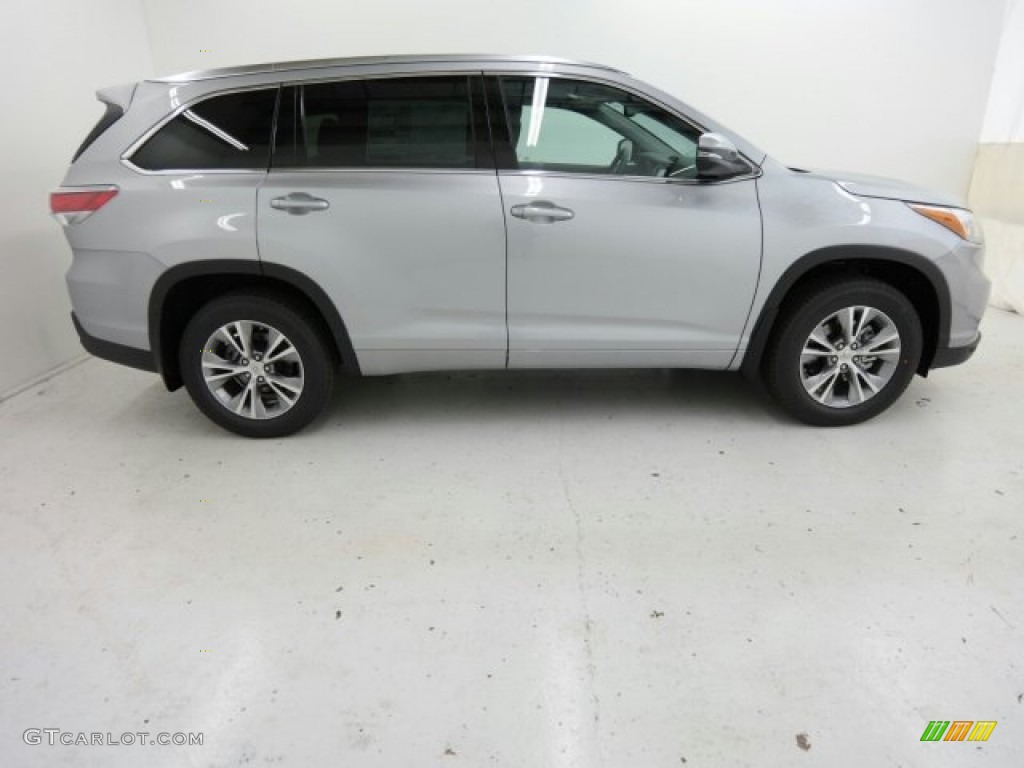 Silver Sky Metallic 2015 Toyota Highlander XLE AWD Exterior Photo #99913933
