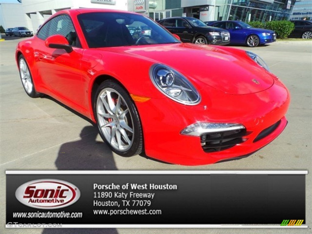 2012 911 Carrera S Coupe - Guards Red / Black photo #1