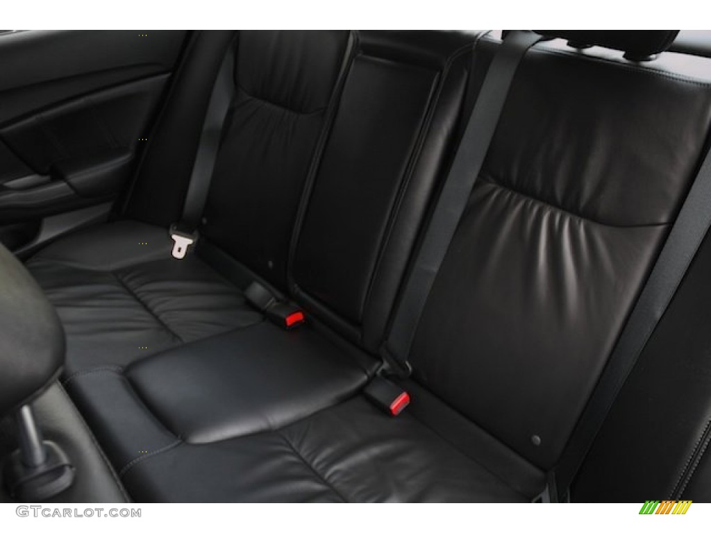 2015 Civic EX-L Sedan - Crystal Black Pearl / Black photo #20