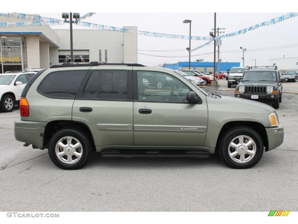 2004 Envoy SLE - Silver Green Metallic / Medium Pewter photo #1