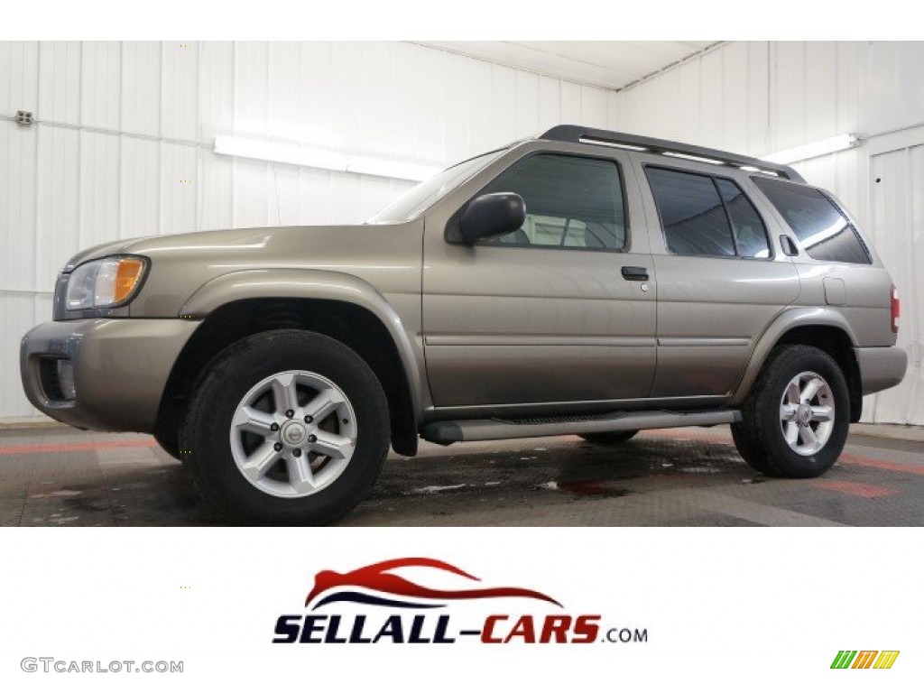 2003 Pathfinder SE 4x4 - Polished Pewter Metallic / Charcoal photo #1