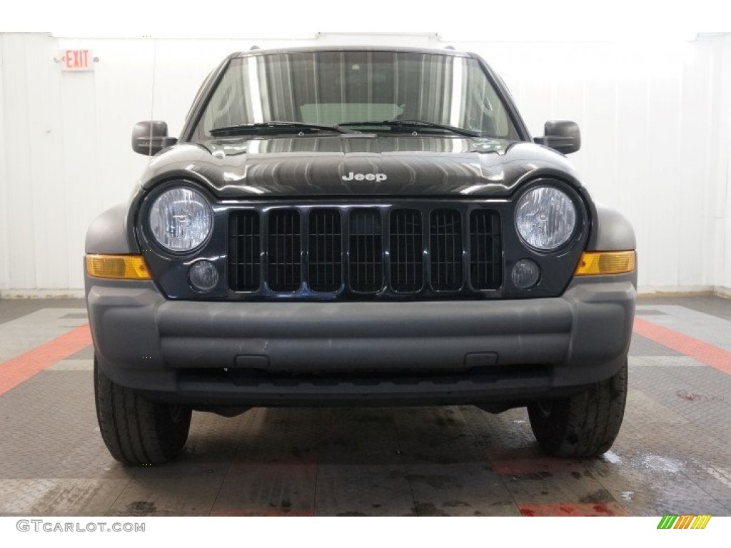 2006 Liberty Sport 4x4 - Black / Medium Slate Gray photo #4