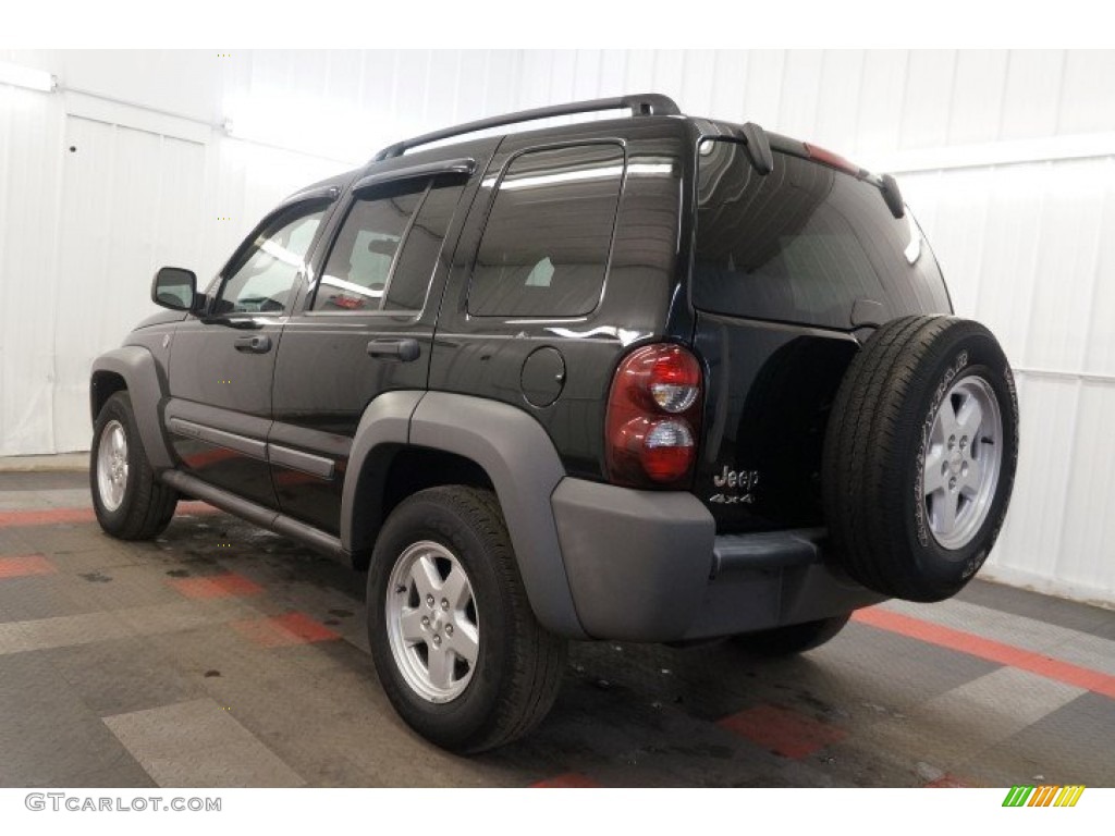 2006 Liberty Sport 4x4 - Black / Medium Slate Gray photo #10