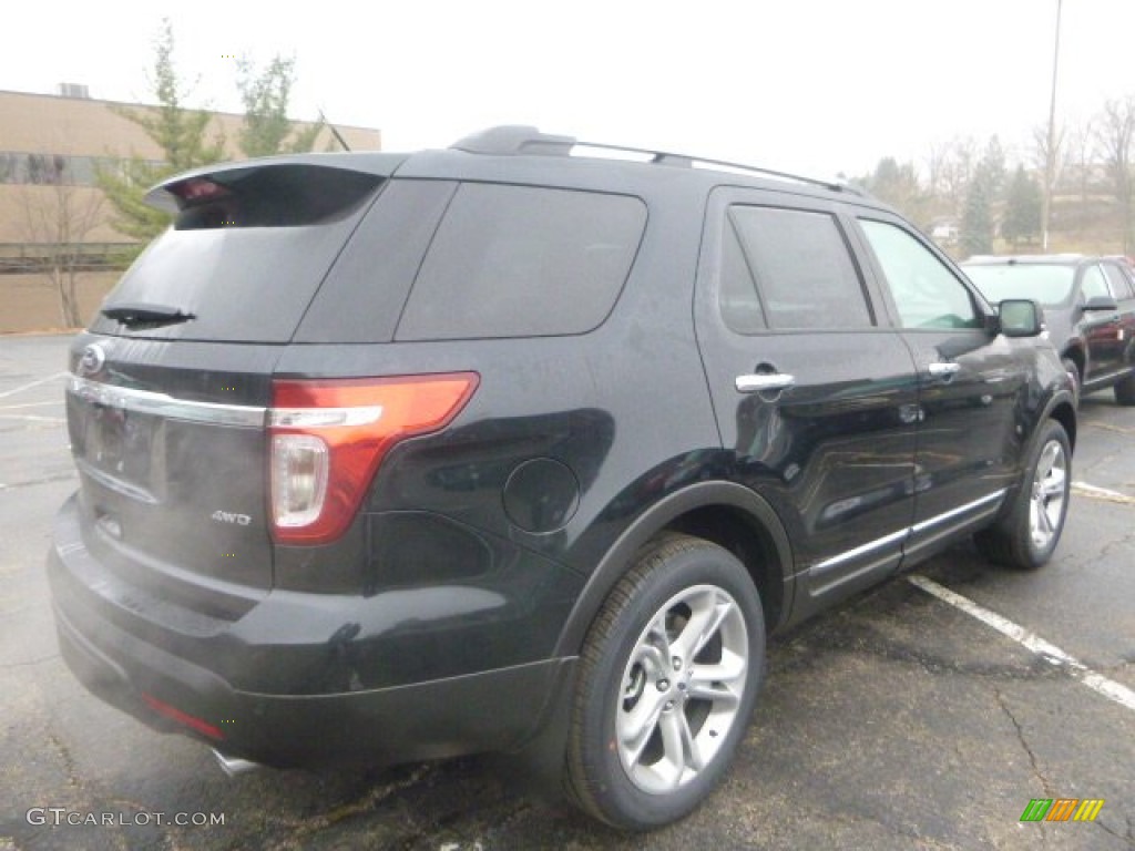 2015 Explorer Limited 4WD - Dark Side / Charcoal Black photo #2