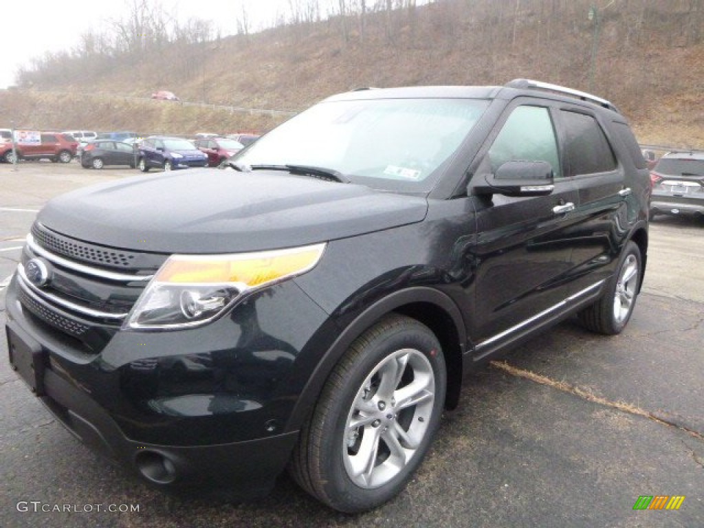 2015 Explorer Limited 4WD - Dark Side / Charcoal Black photo #5