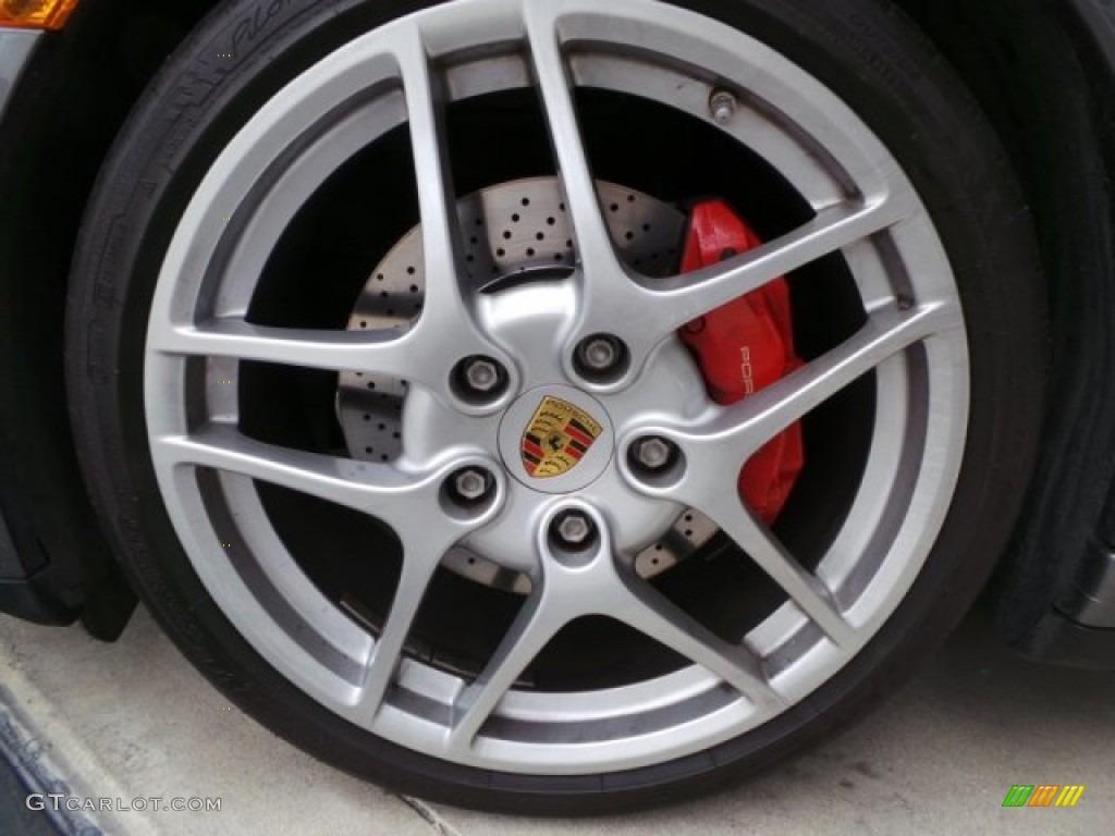 2009 911 Carrera 4S Coupe - Meteor Grey Metallic / Black photo #12