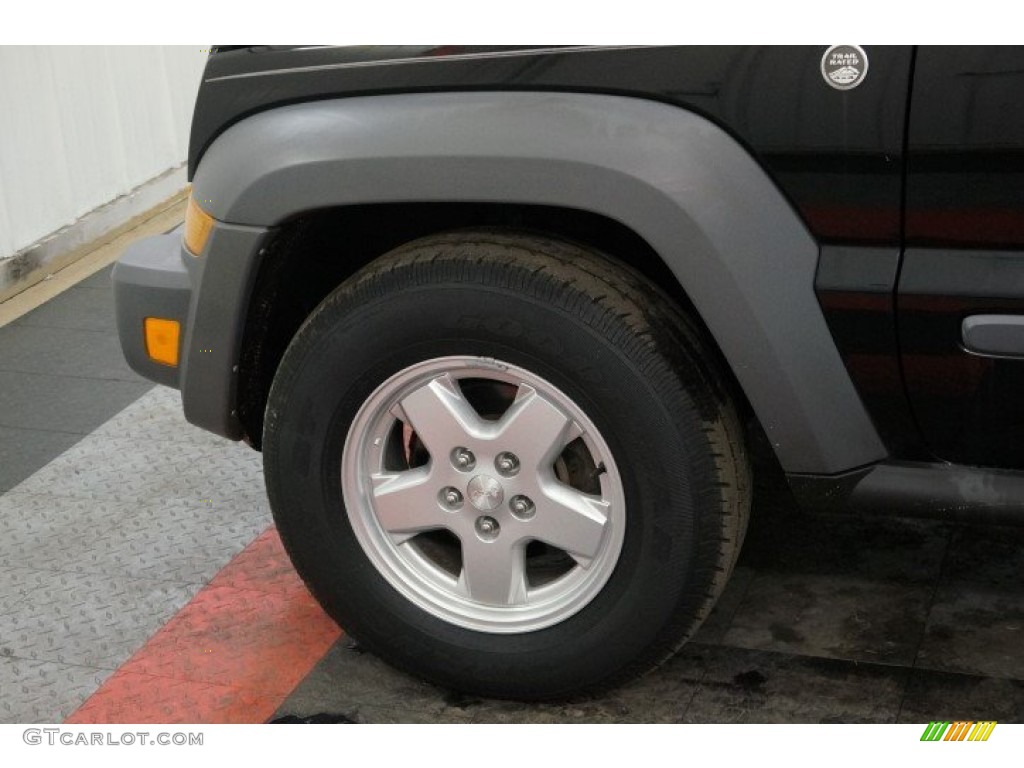 2006 Liberty Sport 4x4 - Black / Medium Slate Gray photo #58
