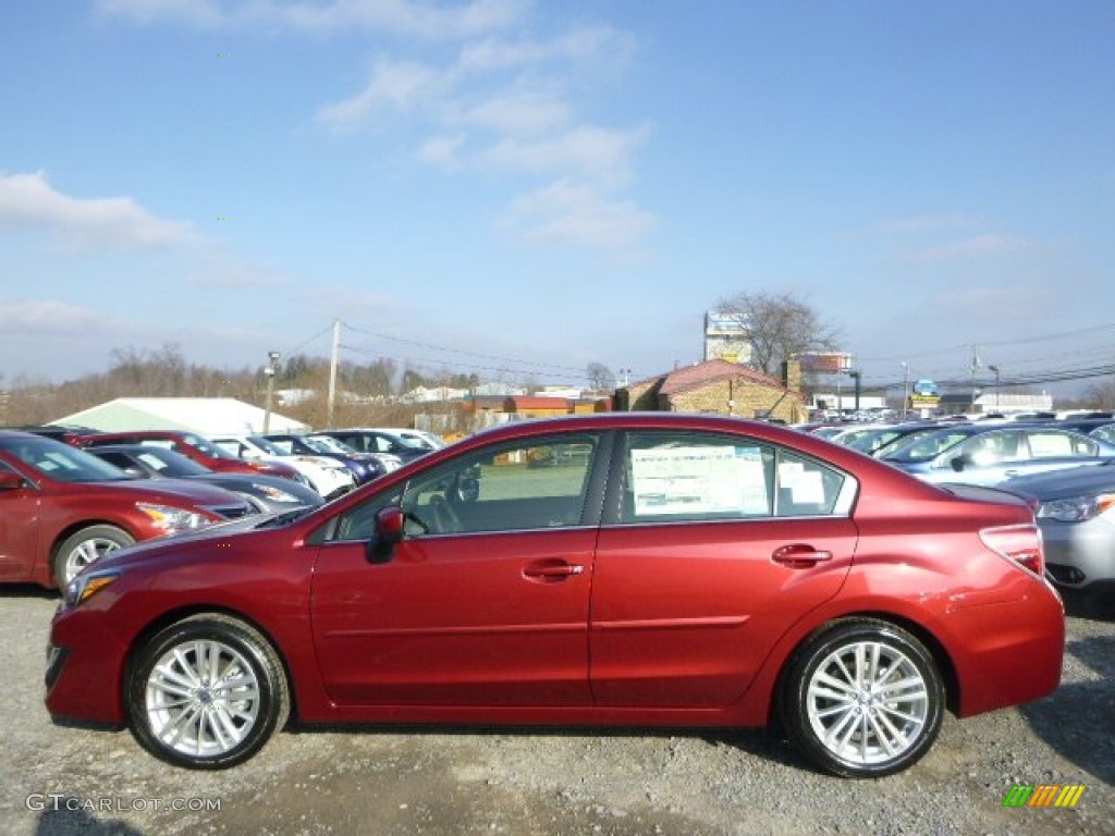 Venetian Red Pearl 2015 Subaru Impreza 2.0i Premium 4 Door Exterior Photo #99922192