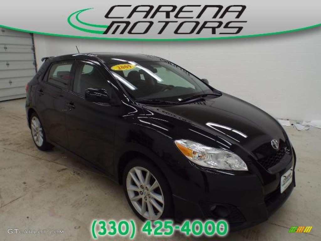 2009 Matrix XRS - Black Sand Mica / Dark Charcoal photo #1