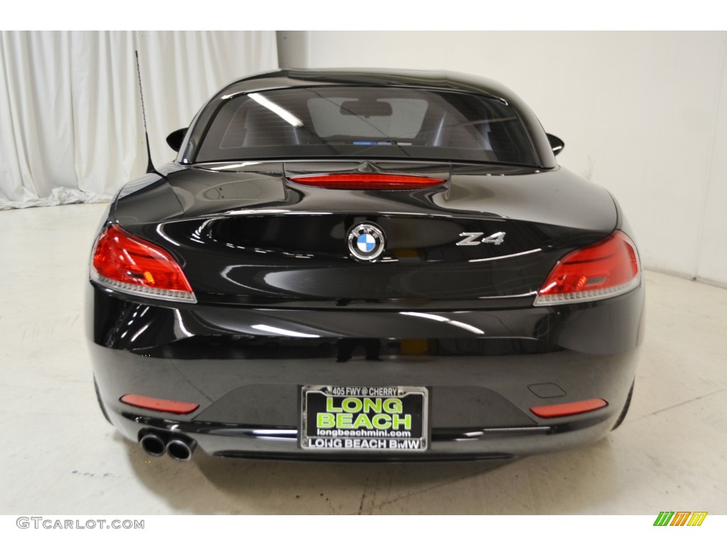 2012 Z4 sDrive28i - Jet Black / Black photo #7