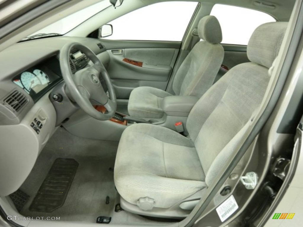Light Gray Interior 2003 Toyota Corolla LE Photo #99924729