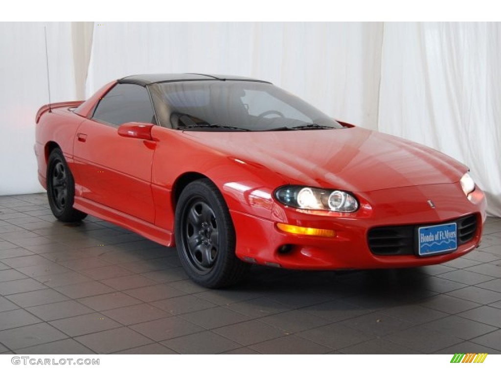 1999 Camaro Coupe - Bright Red / Dark Gray photo #2