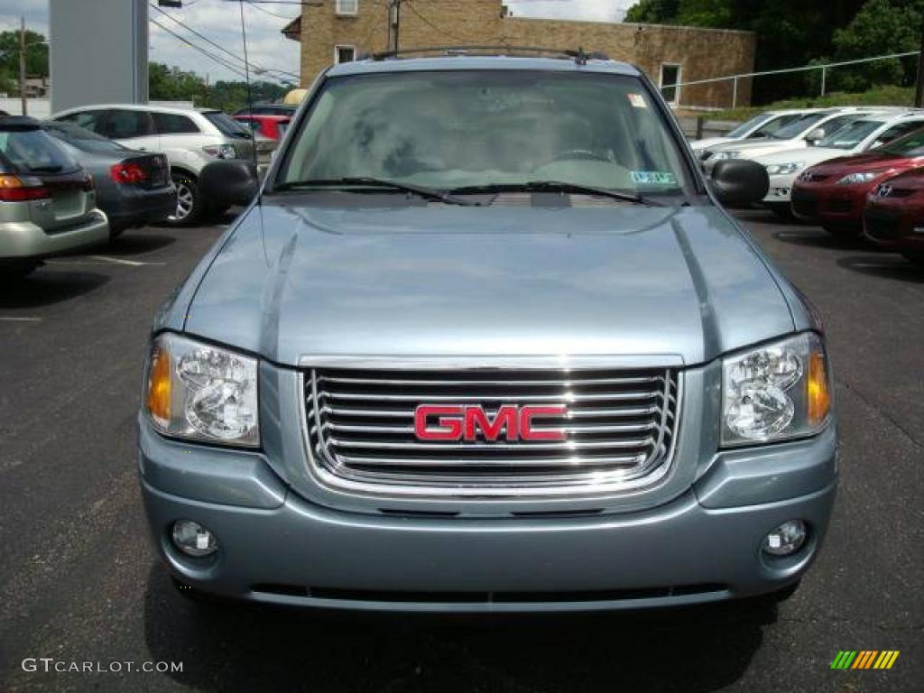 2006 Envoy SLE 4x4 - Silver Blue Metallic / Light Gray photo #8