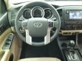 2015 Toyota Tacoma Sand Beige Interior Steering Wheel Photo
