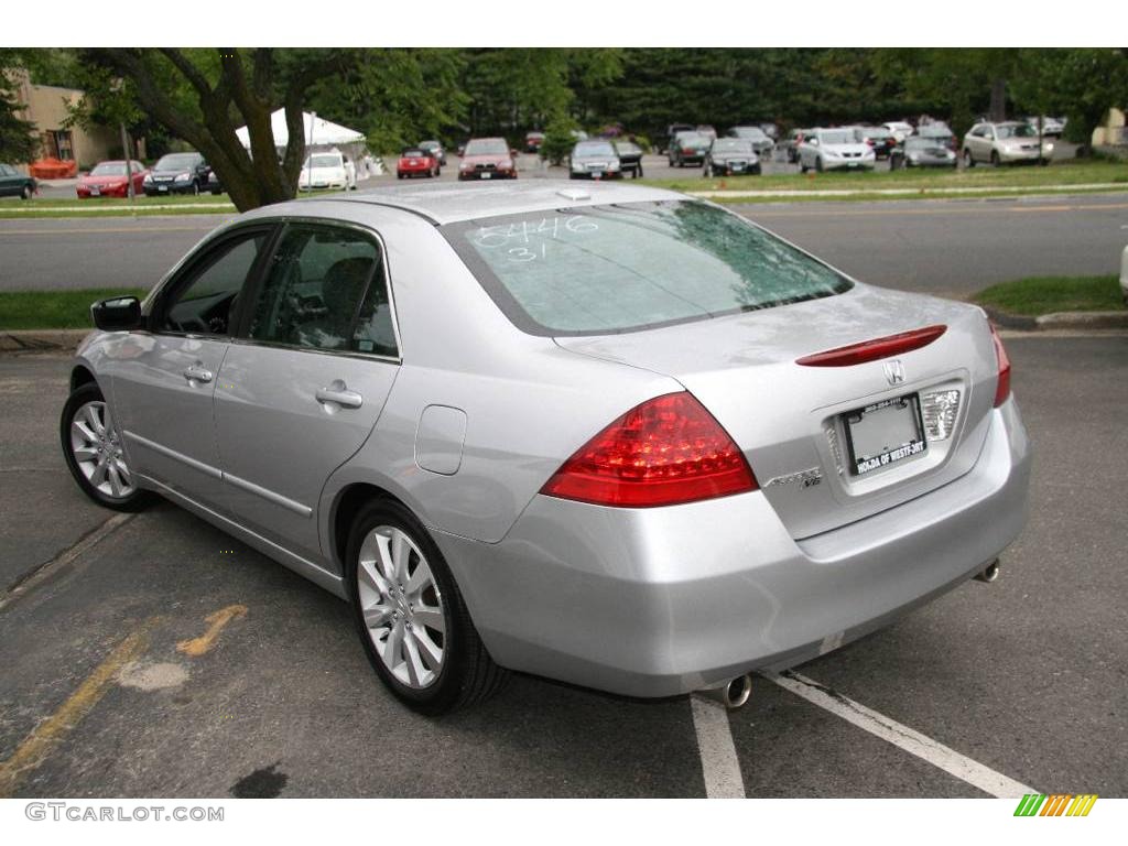 2006 Accord EX-L V6 Sedan - Alabaster Silver Metallic / Gray photo #8