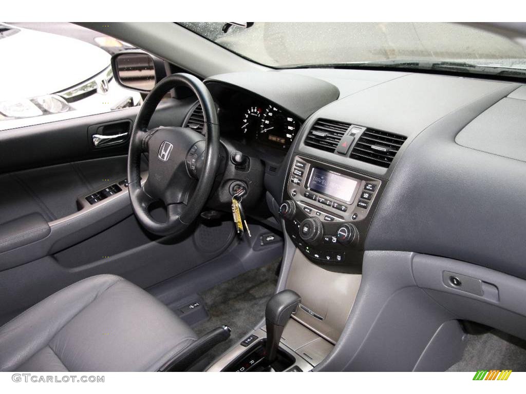 2006 Accord EX-L V6 Sedan - Alabaster Silver Metallic / Gray photo #12