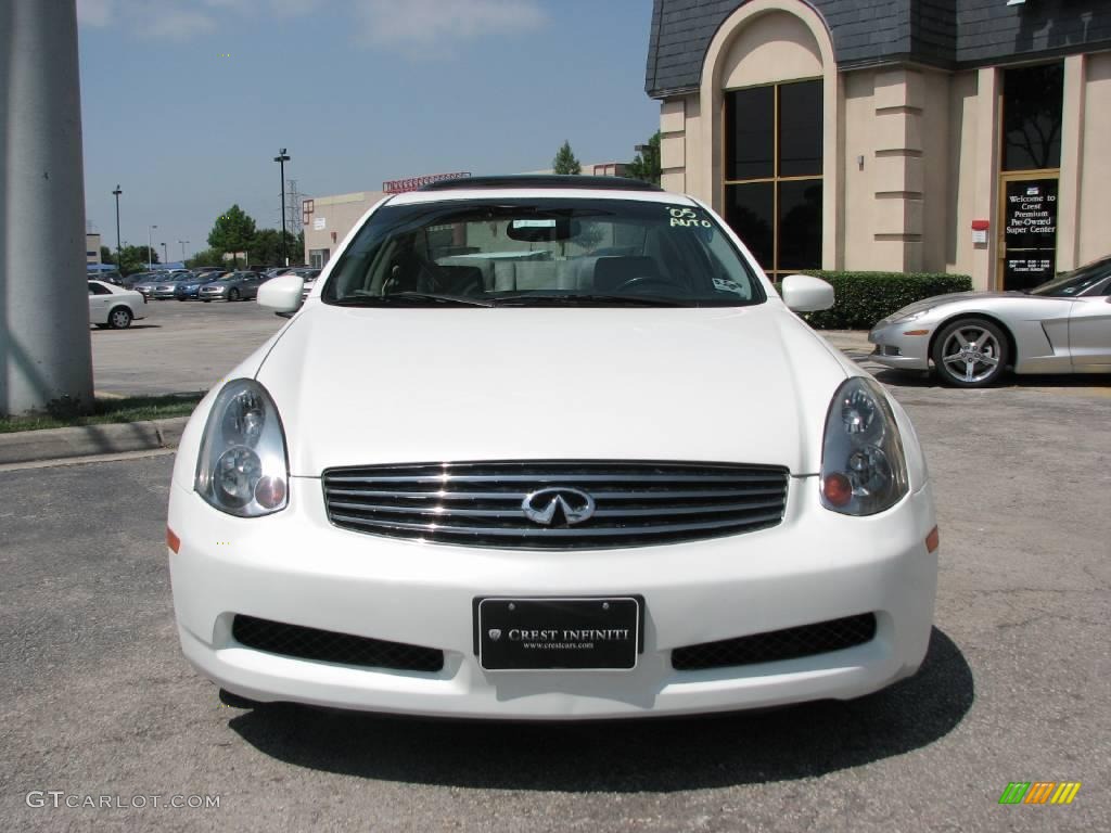2005 G 35 Coupe - Ivory Pearl / Stone photo #2
