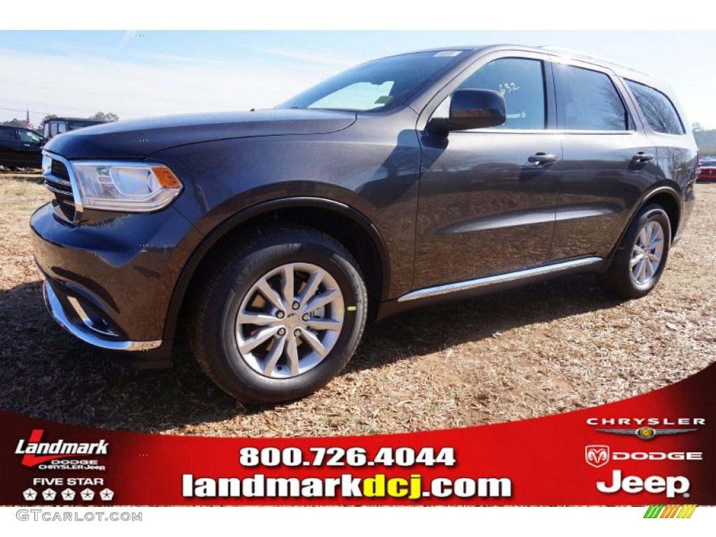 2015 Durango SXT - Granite Crystal Metallic / Black photo #1