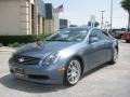 2005 Lakeshore Slate Blue Infiniti G 35 Coupe  photo #3