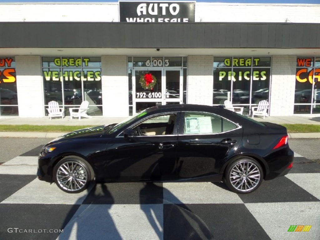 Obsidian Black Lexus IS