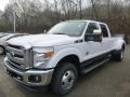 2015 Oxford White Ford F350 Super Duty Lariat Crew Cab 4x4 DRW  photo #4