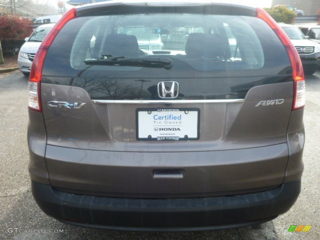 2013 CR-V LX AWD - Urban Titanium Metallic / Black photo #4