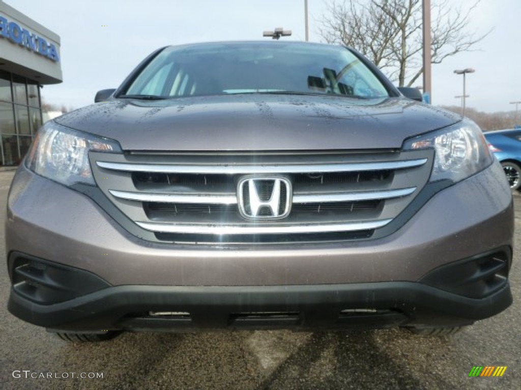 2013 CR-V LX AWD - Urban Titanium Metallic / Black photo #13