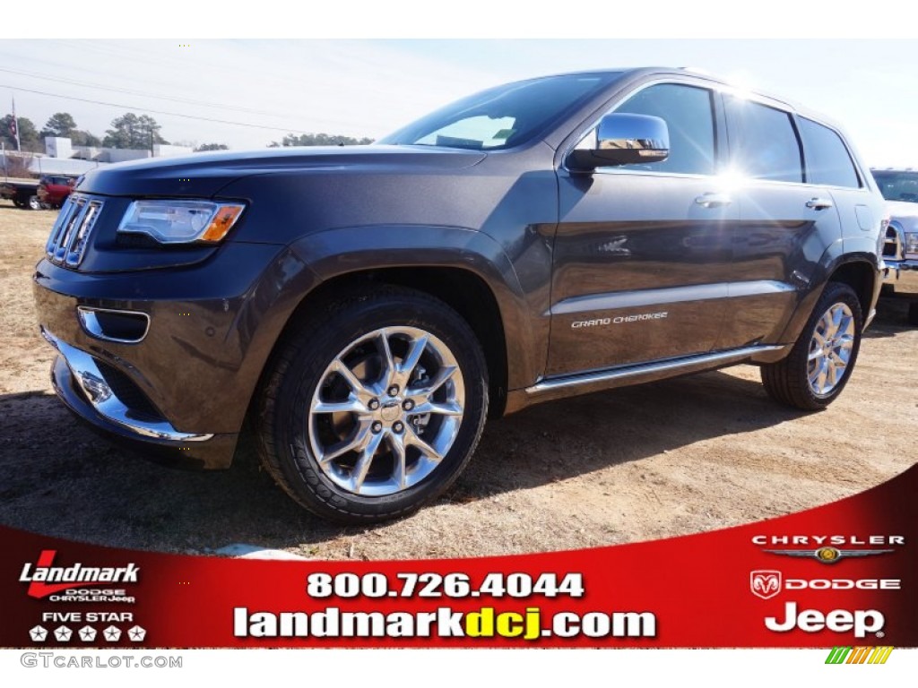 2015 Grand Cherokee Summit - Granite Crystal Metallic / Black photo #1