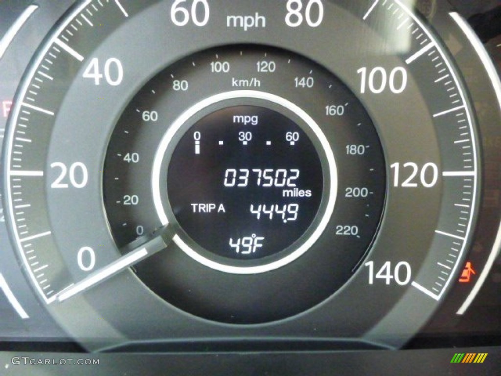2013 CR-V LX AWD - Urban Titanium Metallic / Black photo #24