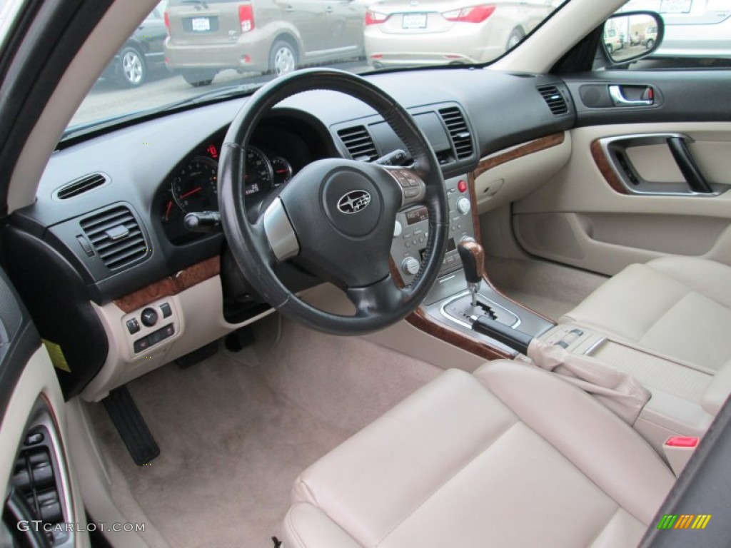 Warm Ivory Interior 2008 Subaru Legacy 2.5i Limited Sedan Photo #99933066