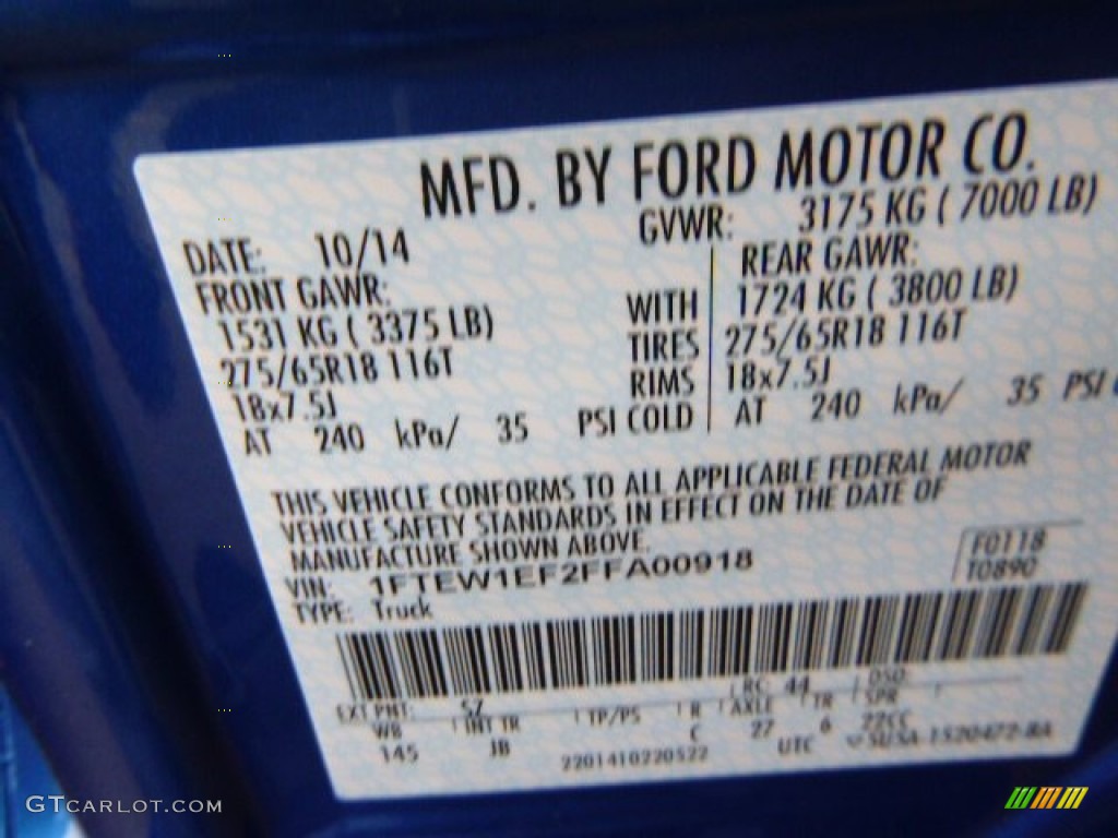 2006 Ford F150 Paint Code Location - Painting.