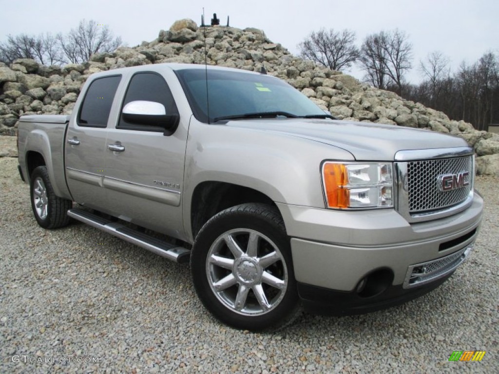 2008 Sierra 1500 Denali Crew Cab AWD - Silver Birch Metallic / Ebony photo #1