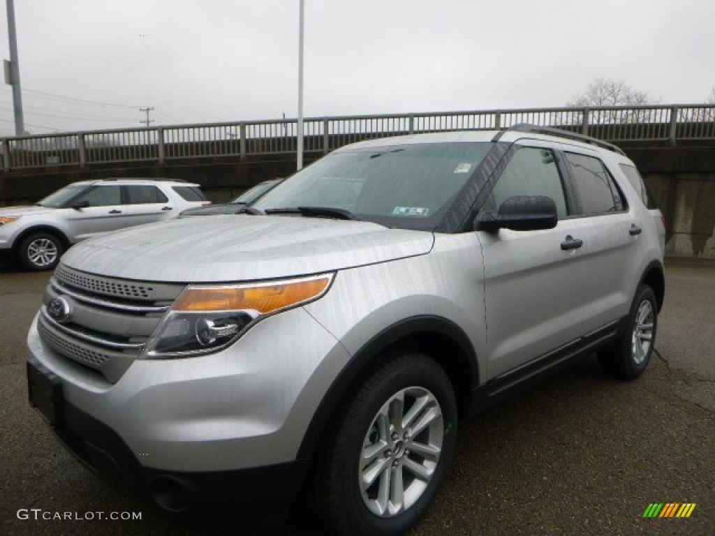 2015 Explorer 4WD - Ingot Silver / Medium Light Stone photo #4