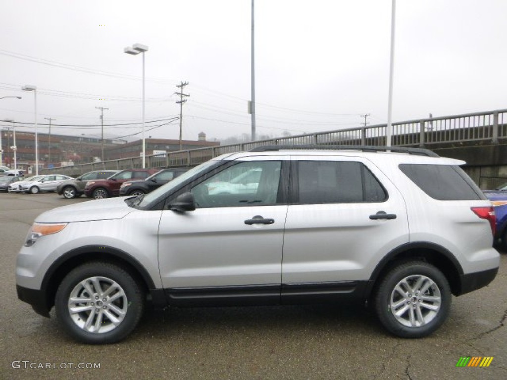 2015 Explorer 4WD - Ingot Silver / Medium Light Stone photo #5