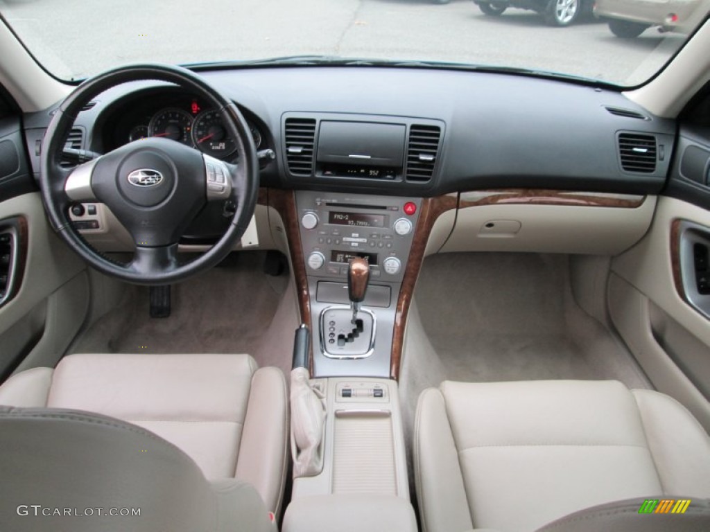 2008 Legacy 2.5i Limited Sedan - Newport Blue Pearl / Warm Ivory photo #24