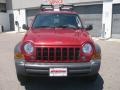 2007 Inferno Red Crystal Pearl Jeep Liberty Sport 4x4  photo #2