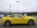2015 Triple Yellow Tricoat Ford Mustang EcoBoost Premium Coupe  photo #1