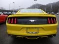 2015 Triple Yellow Tricoat Ford Mustang EcoBoost Premium Coupe  photo #6