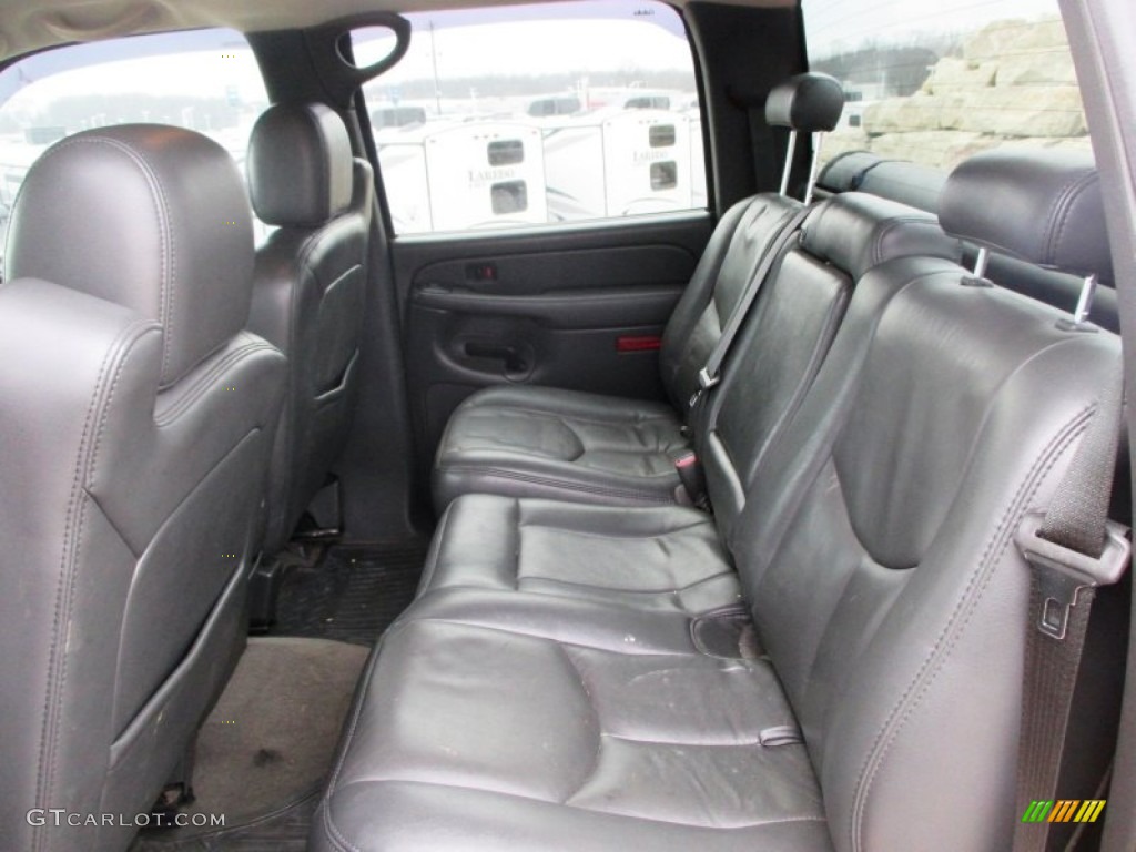 2007 GMC Sierra 2500HD Classic SLT Crew Cab 4x4 Rear Seat Photo #99935565