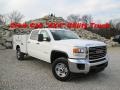 Summit White - Sierra 2500HD Crew Cab 4x4 Utility Photo No. 1